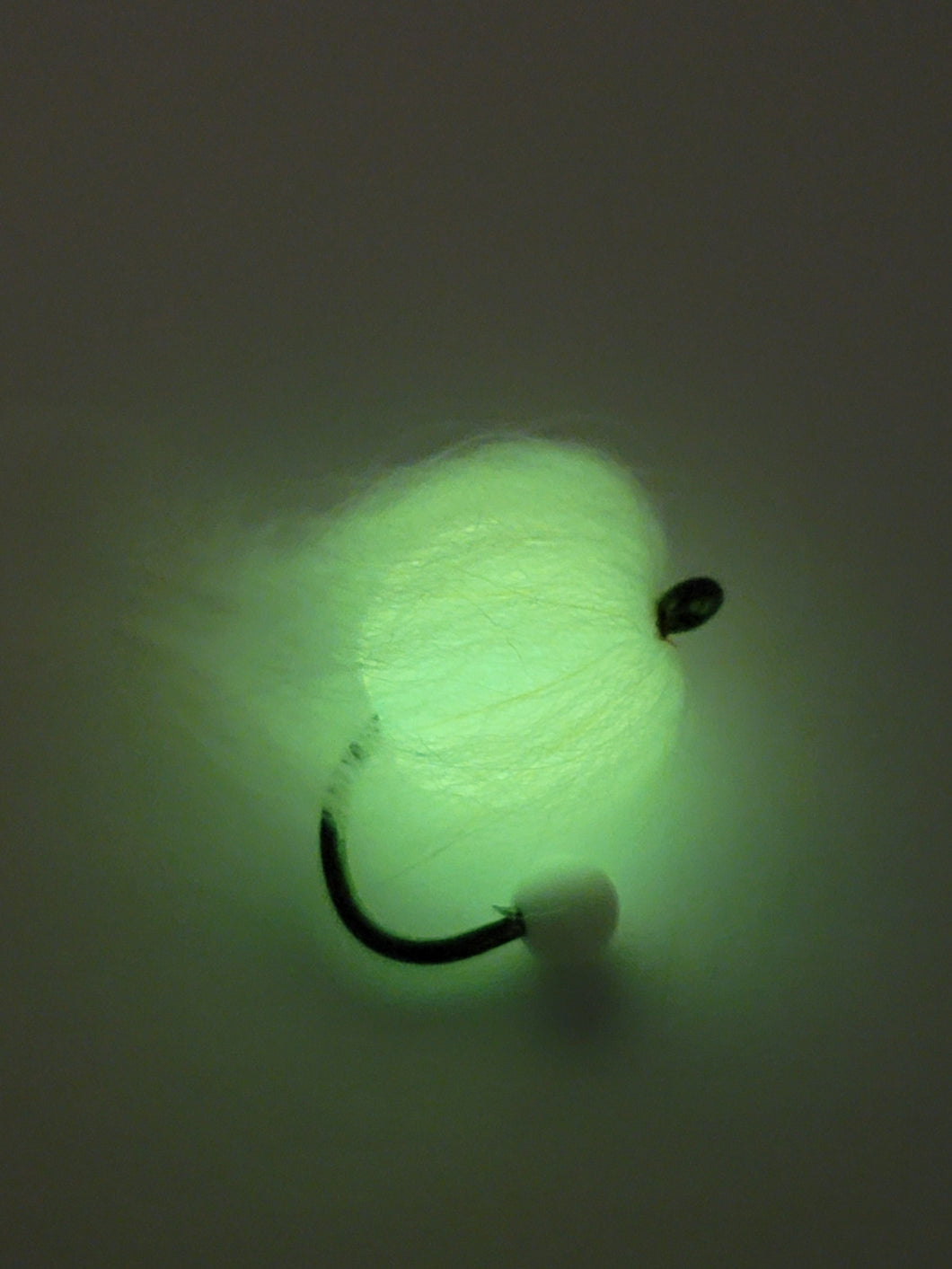 12 mm Orange Chartreuse Glow Nuke Egg  - UV / Glow