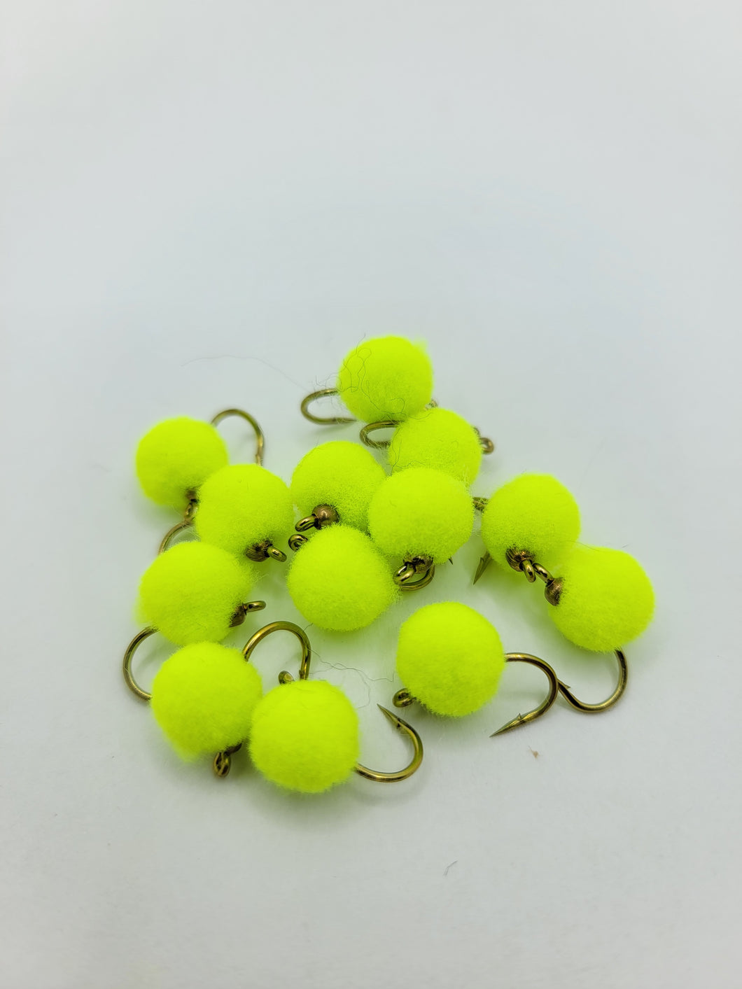 Chartreuse egg fly - uv