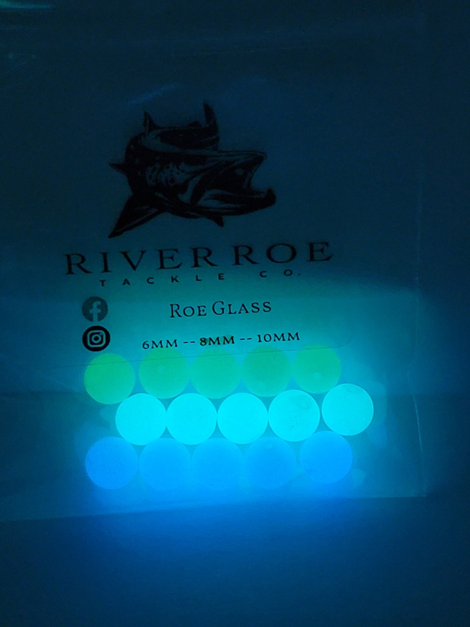 Glow Roe Color 3 Color Glow In The Dark Glass Pack – River Roe Tackle Co.