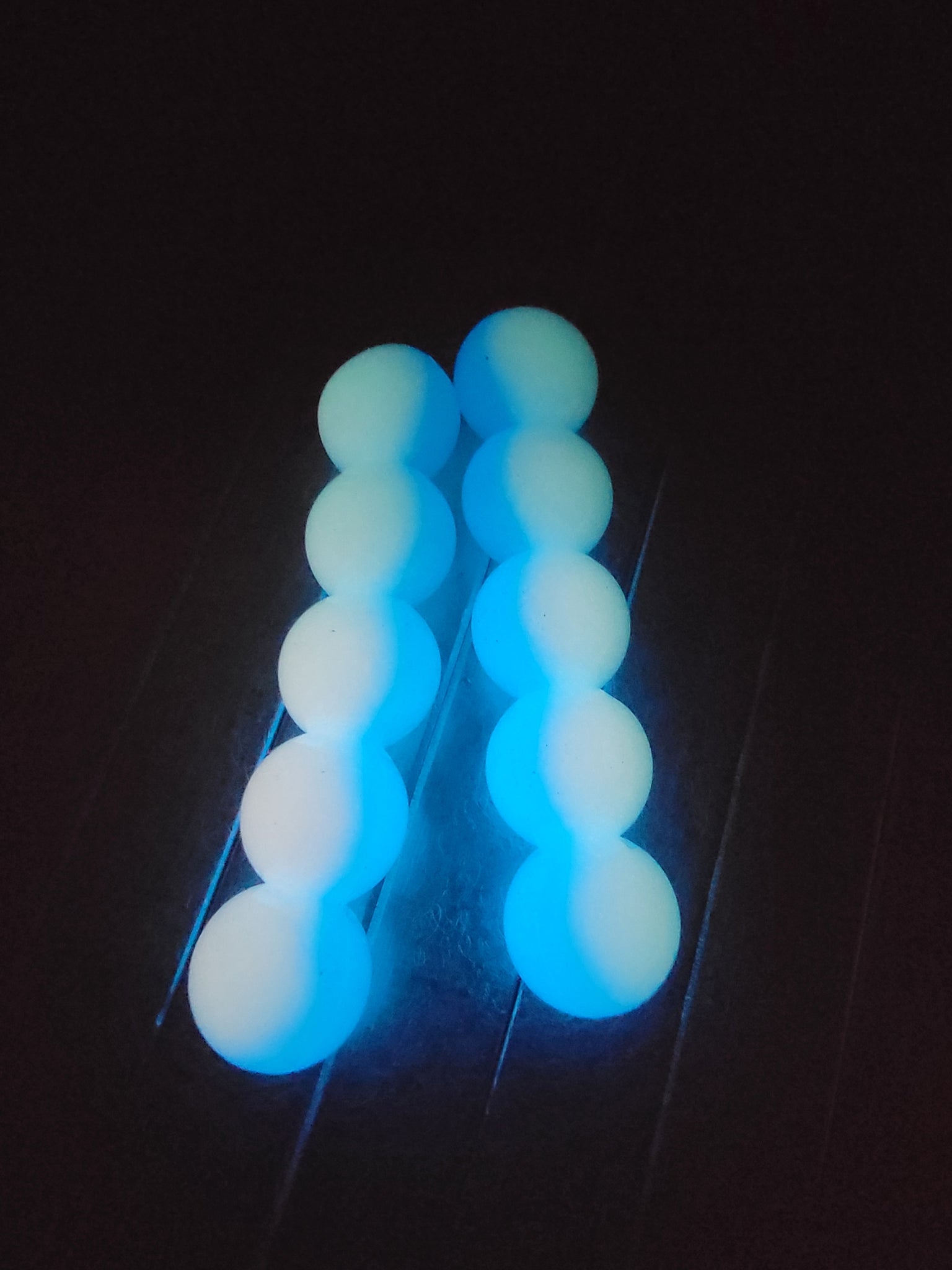 Glow Roe Color Glacier Blue (Glow-in-the-dark -UV) – River Roe Tackle Co.