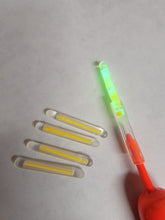 Load image into Gallery viewer, 5 mini glow sticks with extra long float tubing
