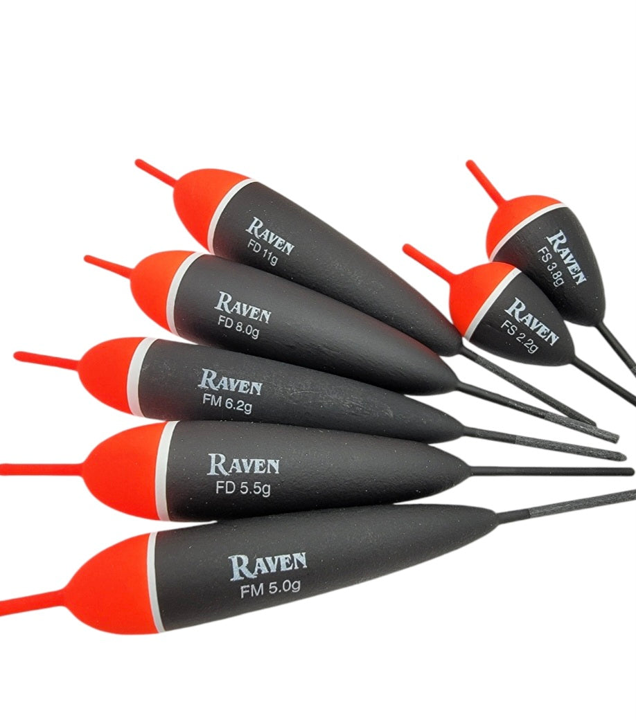 Raven Float Kit Raven Floats 1 piece per pack- 2.2 to 11 gram – River Roe Tackle Co.