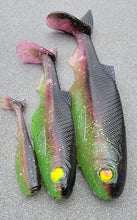 Load image into Gallery viewer, Black / Pink / Green - Glow in the dark belly
