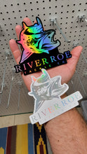 Load image into Gallery viewer, River Roe Sticker - White Holographic 4x4
