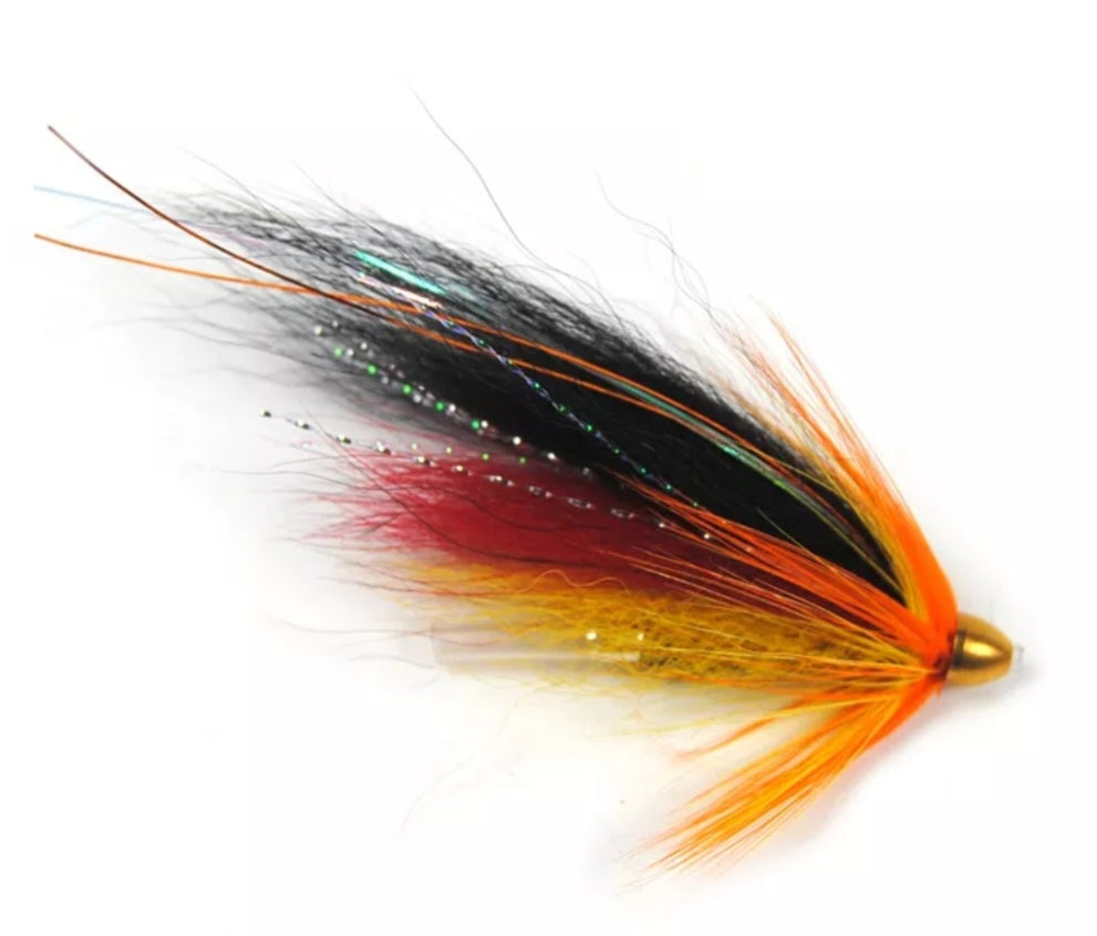 Yellow hackle Tube Fly